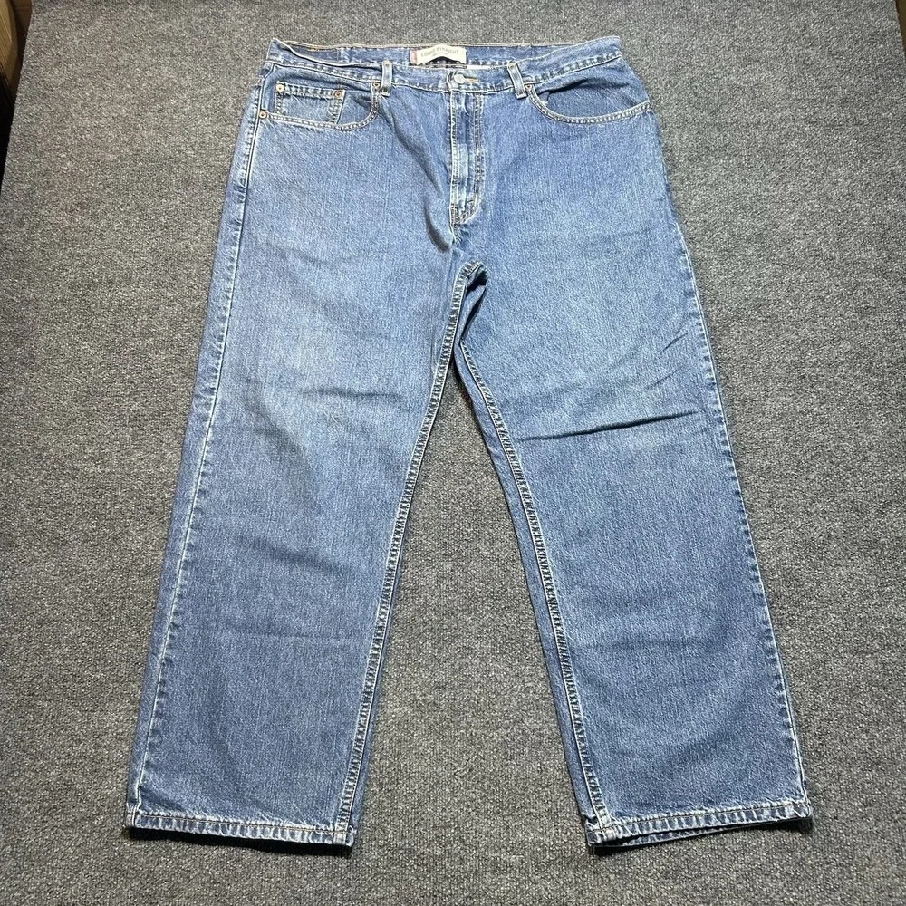 Levi's 559 Men's Relaxed Straight Jeans W38 L30 Blue Denim Loose Fit
